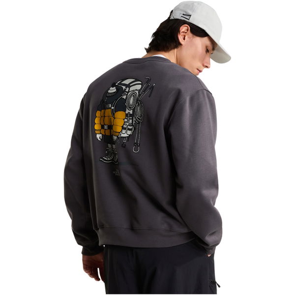 2026 The North Face Gear Up Get Out Sweatshirt NF0A8JB5 - Anthracite Grey